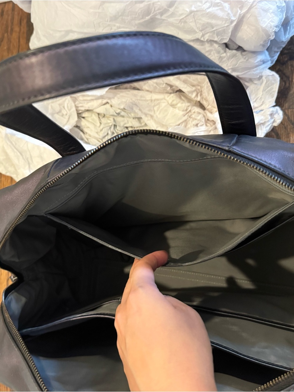 Away The Everywhere Bag Leather Travel Duffle - Solstice Limited Edition - Picture 8 of 9